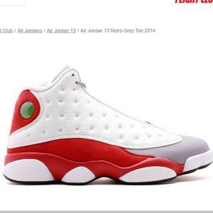 AIR JORDAN 13 RETRO 'GREY TOE' 2014